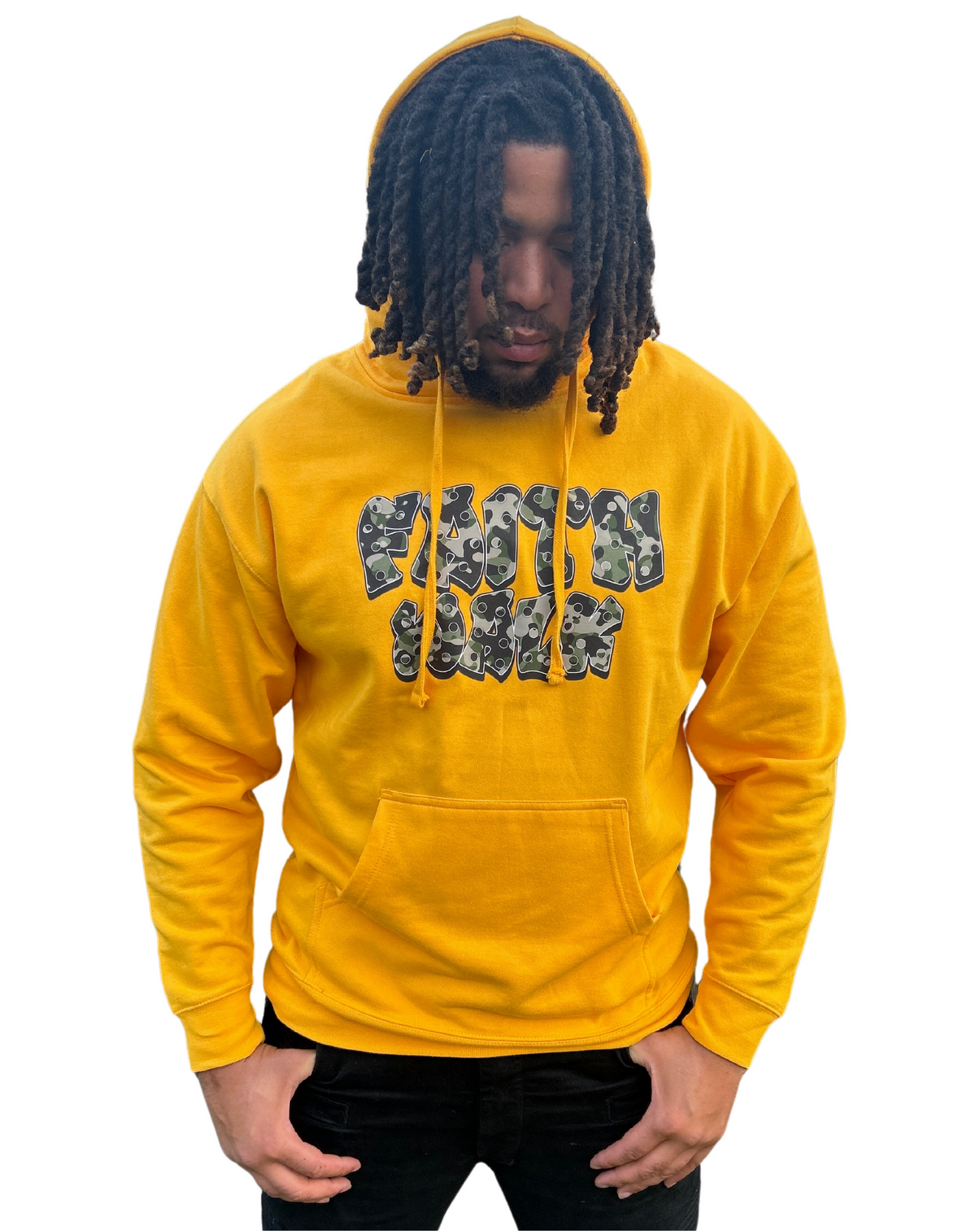 "Bullet Proof Faith" Hoodie (Golden Yellow)