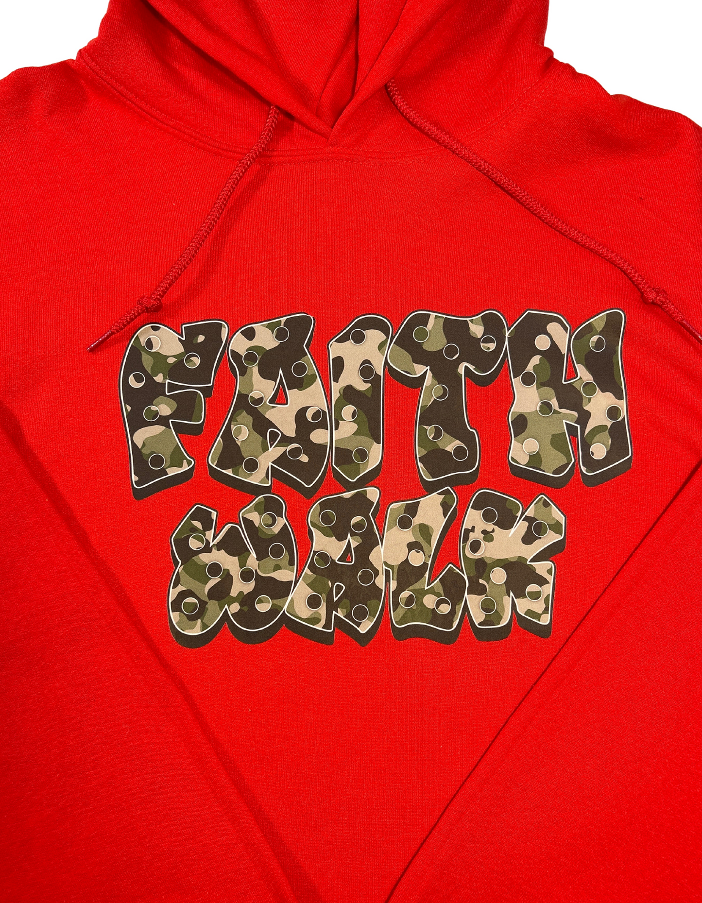 "Bullet Proof Faith" Hoodie (Red)