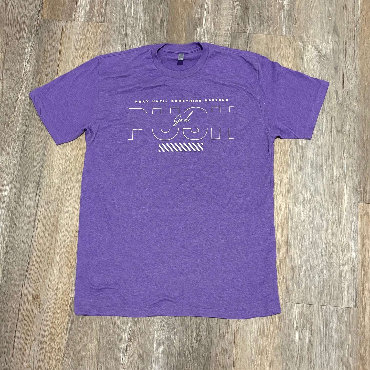PUSH LOGO TEE (PURPLE)