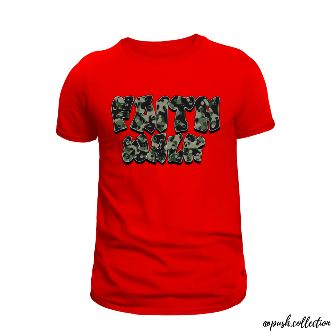 Faith Walk Tee (RED)