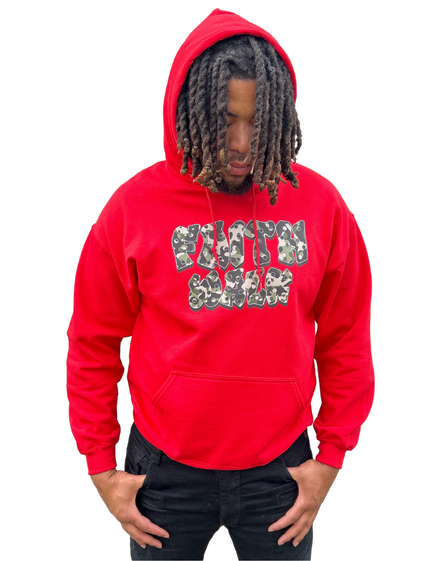 "Bullet Proof Faith" Hoodie (Red)